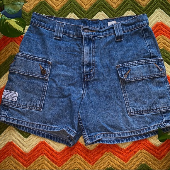 Levi's Shorts Vintage Levis Denim Cargo Shorts Poshmark